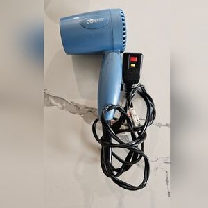 Conair Blue Folding Travel Hair Dryer